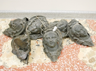 Декоративные бильярдные накладки на стол. (6 шт.)