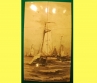 Панно (парные) "Парусная регата" Голландия 20 в. (керамическая плитка) H.W.Nesdag